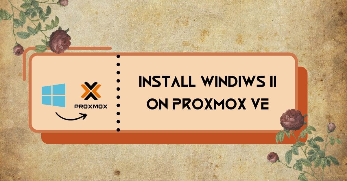 Install windows 11 on proxmox