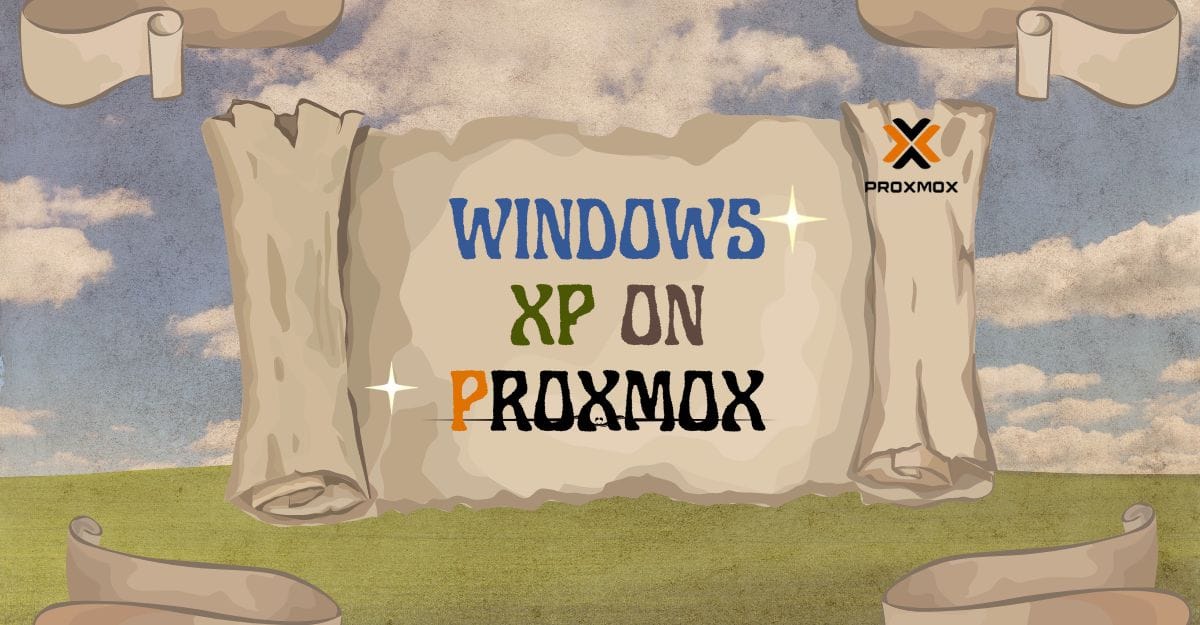 windows xp on proxmox