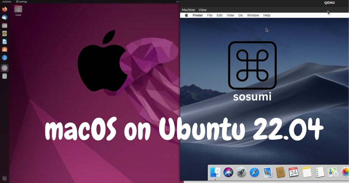 macOS on Ubuntu 22.04